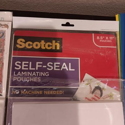 WHITE AND COLORED PAPER, LAMINATING POUCHES AAND MORE