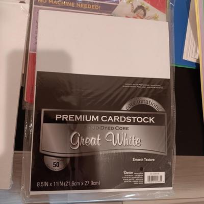 WHITE AND COLORED PAPER, LAMINATING POUCHES AAND MORE