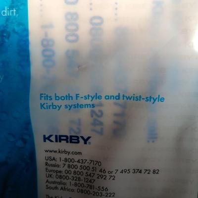 KIRBY FILTERS AND FILTER BAGS FOR F-STYLE AND TWIST STYLE