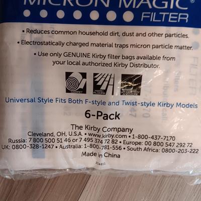 KIRBY FILTERS AND FILTER BAGS FOR F-STYLE AND TWIST STYLE