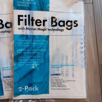 KIRBY FILTERS AND FILTER BAGS FOR F-STYLE AND TWIST STYLE