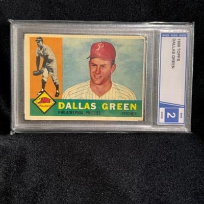 1960 Topps Dallas Green SGS Graded 2