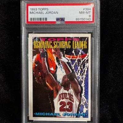 1993 Topps Michael Jordan PSA Graded 8