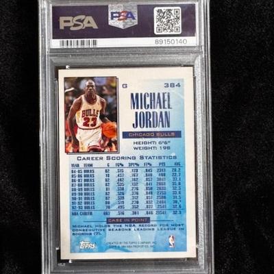 1993 Topps Michael Jordan PSA Graded 8