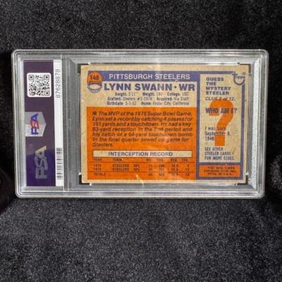 1976 Topps Lynn SwannPSA Graded 2