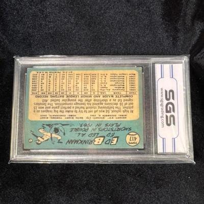 1965 Topps Ed Brinkman SGS Graded 2