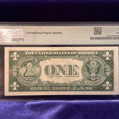 1935 E One Dollar  Silver Certificate Gr.G. UNC 66