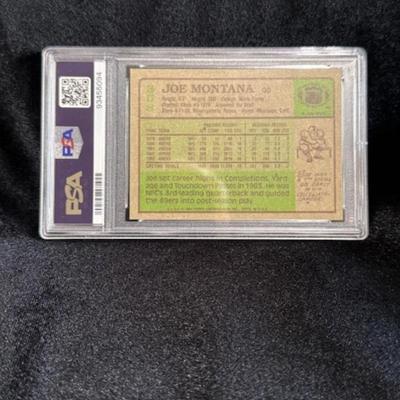 1984 Topps Joe Montana Card