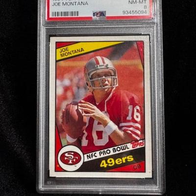 1984 Topps Joe Montana Card