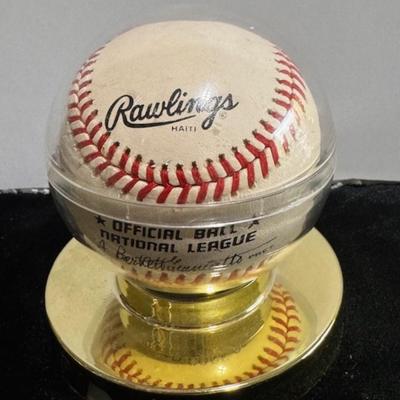 Official Autographed Baseball Bob Gibson