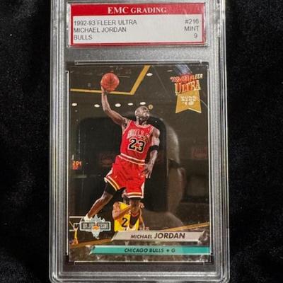 1992-93 Fleer Ultra Michael Jordan Graded Mint 9