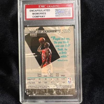 1992-93 Fleer Ultra Michael Jordan Graded Mint 9