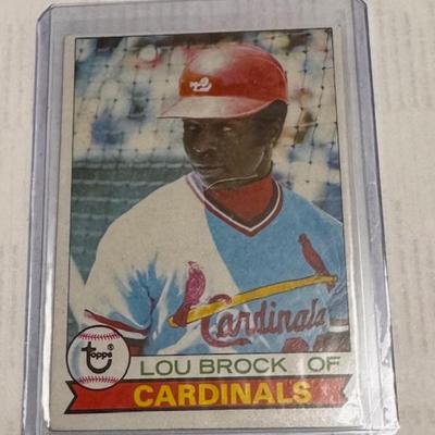 1979 Topps Lou Brock Card