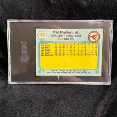 1982 Fleer Cal Ripken JR. Rookie Caed EX NM 6
