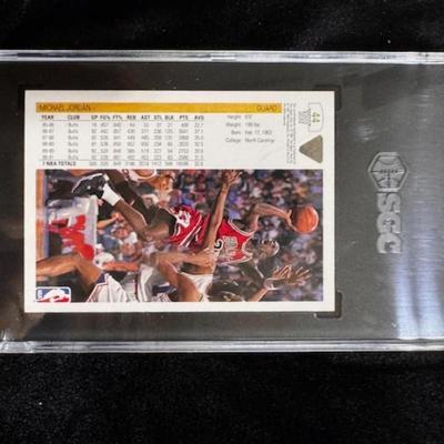 1991-92 Upper Deck Michael Jordan Graded EX 5