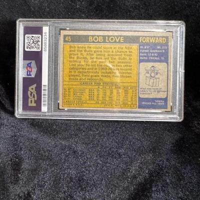 1971 Topps B. Love Card PSA/DNA Cert. Gr. Ex-Mt 6
