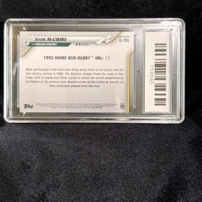 2020 Topps Mark Mcgwire 1992 Home Run Card Gr. 10