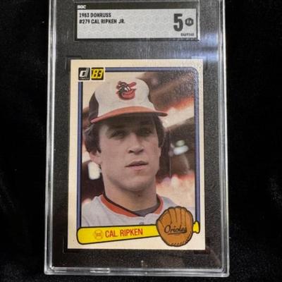 1983 Donruss Cal Ripken Jr. Card Graded Ex 5