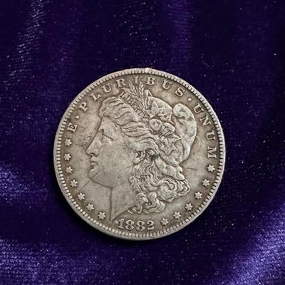 1882 Morgan Silver Dollar 