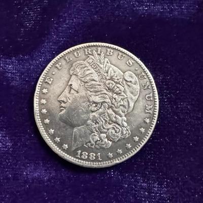 1881 Morgan Silver Dollar 