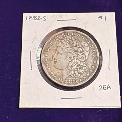 1883-S Morgan Silver Dollar
