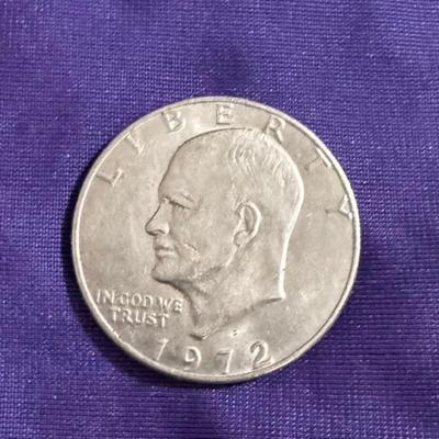 1972 D Eisenhower Dollar
