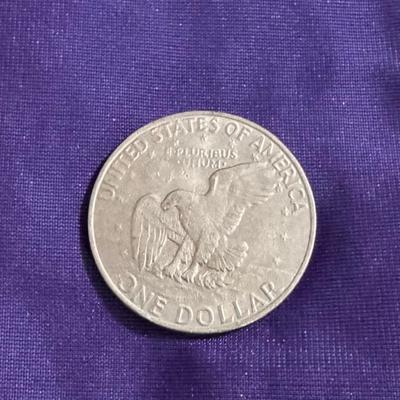 1972 D Eisenhower Dollar