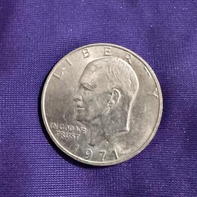 1971 D Eisenhower Dollar