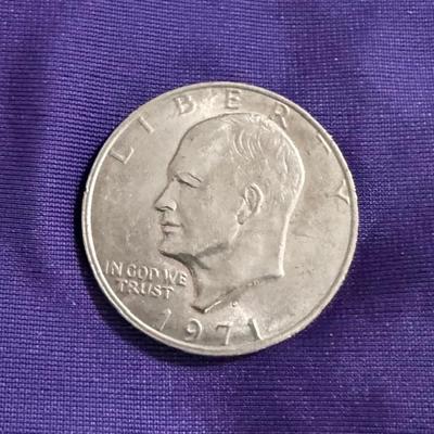 1971 D Eisenhower Dollar