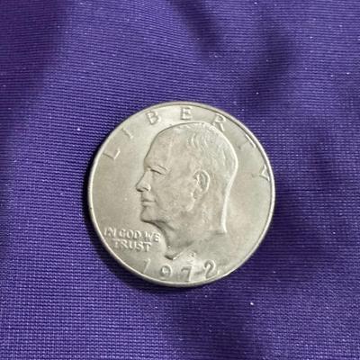1972 D Eisenhower Dollar