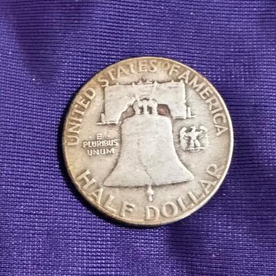 1951 S Franklin Half Dollar
