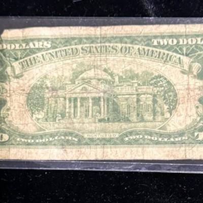 1928-D Red Seal $2 Note