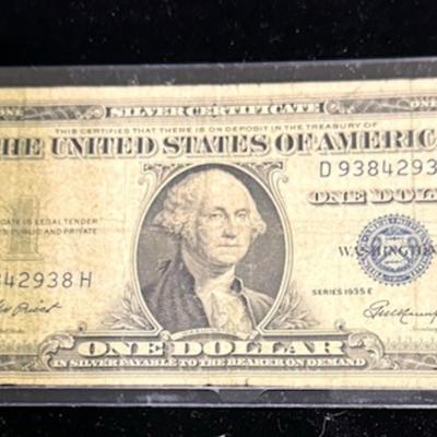 1935-E $1 Silver Certificate