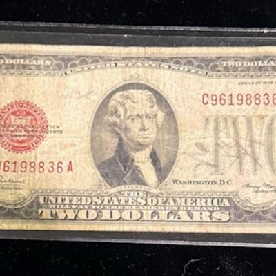 1928-D Red Seal $2 Note