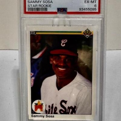 1990 Upper Deck Sammy Sosa Rookie Card