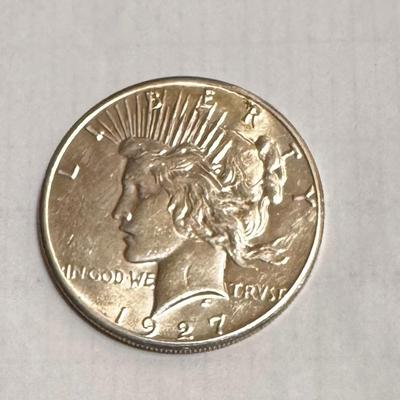 1927 Peace Dollar Nice Coin
