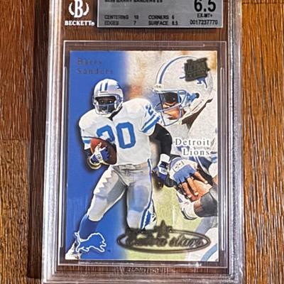Barry Sanders Graded Card