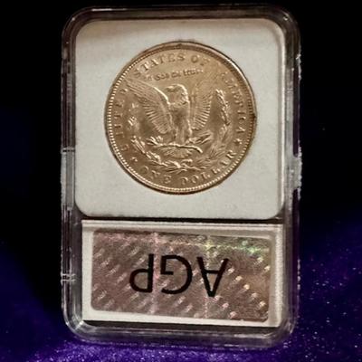 1889 Morgan Silver Dollar Graded MS 65