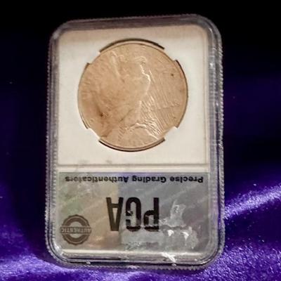 1926 Peace Dollar Graded MS 65