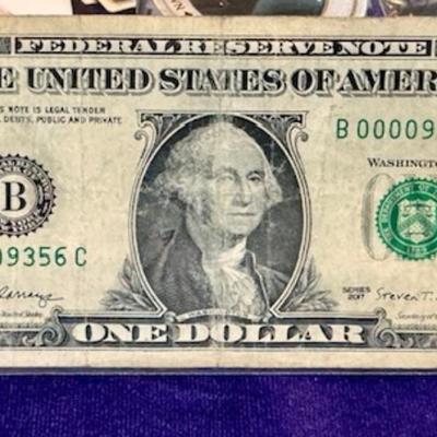 Rare Low Serial Number Dollar