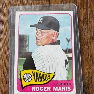 1965 Topps Roger Maris Card