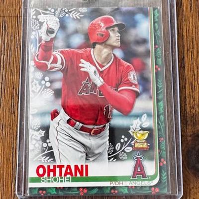 2018 Holiday Rookie Shohei Ohtani Card