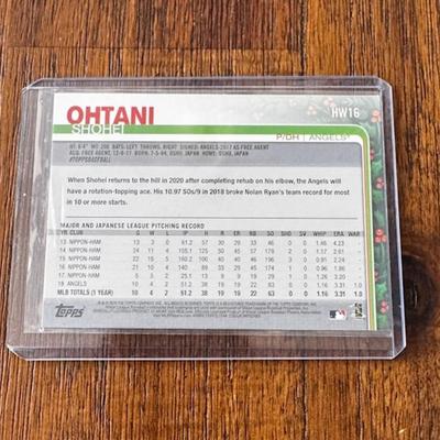 2018 Holiday Rookie Shohei Ohtani Card