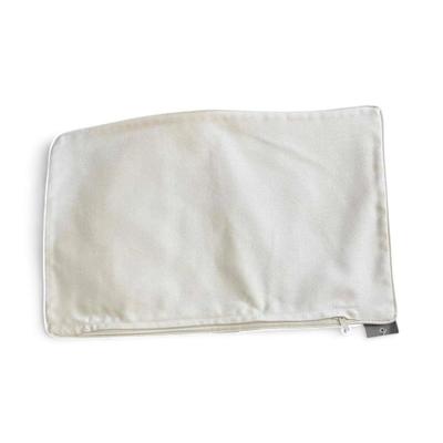 Restoration Hardware Pair of Outdoor Sunbrella Accent Throw Pillows, Twill Off White, Brand New with