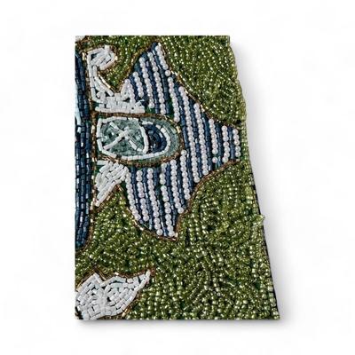 Fantastic Chinoiserie Motif Beaded Centerpiece Runner