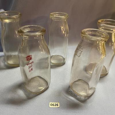 Milk bottles