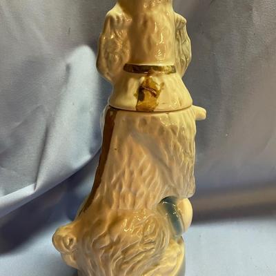 Penny the poodle Jim Beam decanter