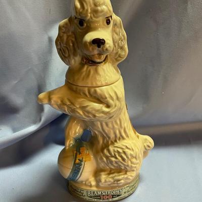 Penny the poodle Jim Beam decanter