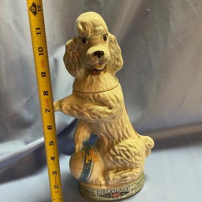 Penny the poodle Jim Beam decanter