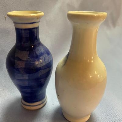 Blue & white porcelain vases
